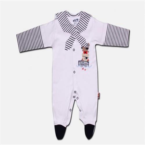 سرهمی جورابدار طرح ملوان نیلی nili